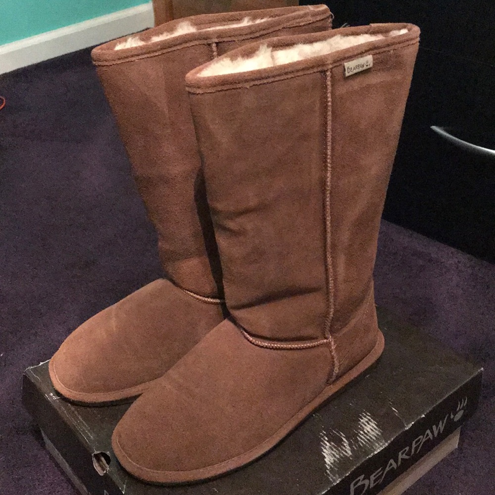 Bear paw Emma tall hickory winter boots